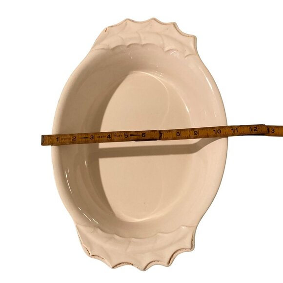 Appolia Christmas Holly Berries Oval Baking Dish Holiday Dish France - Picture 9 of 10